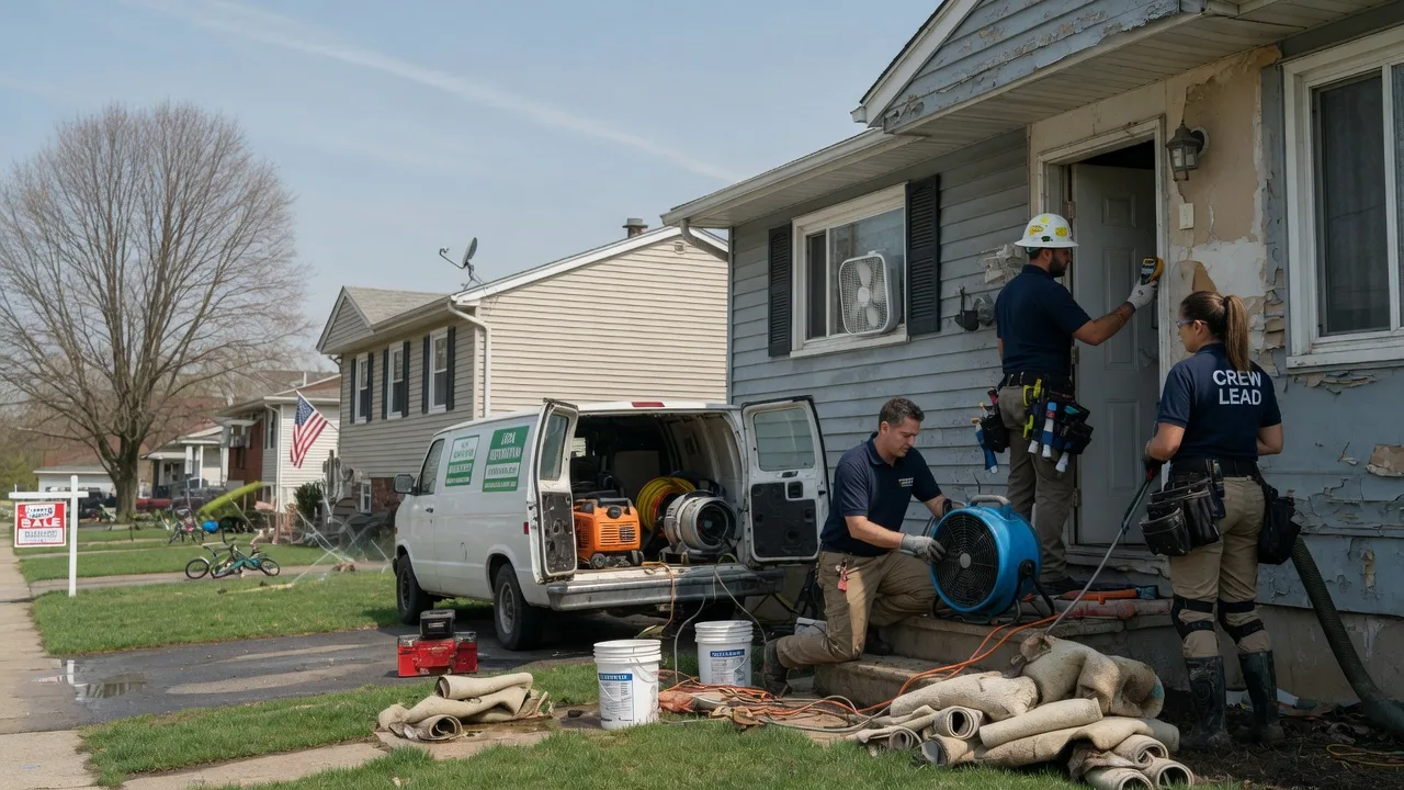 Flood Cleanup in Martensdale, IA near me